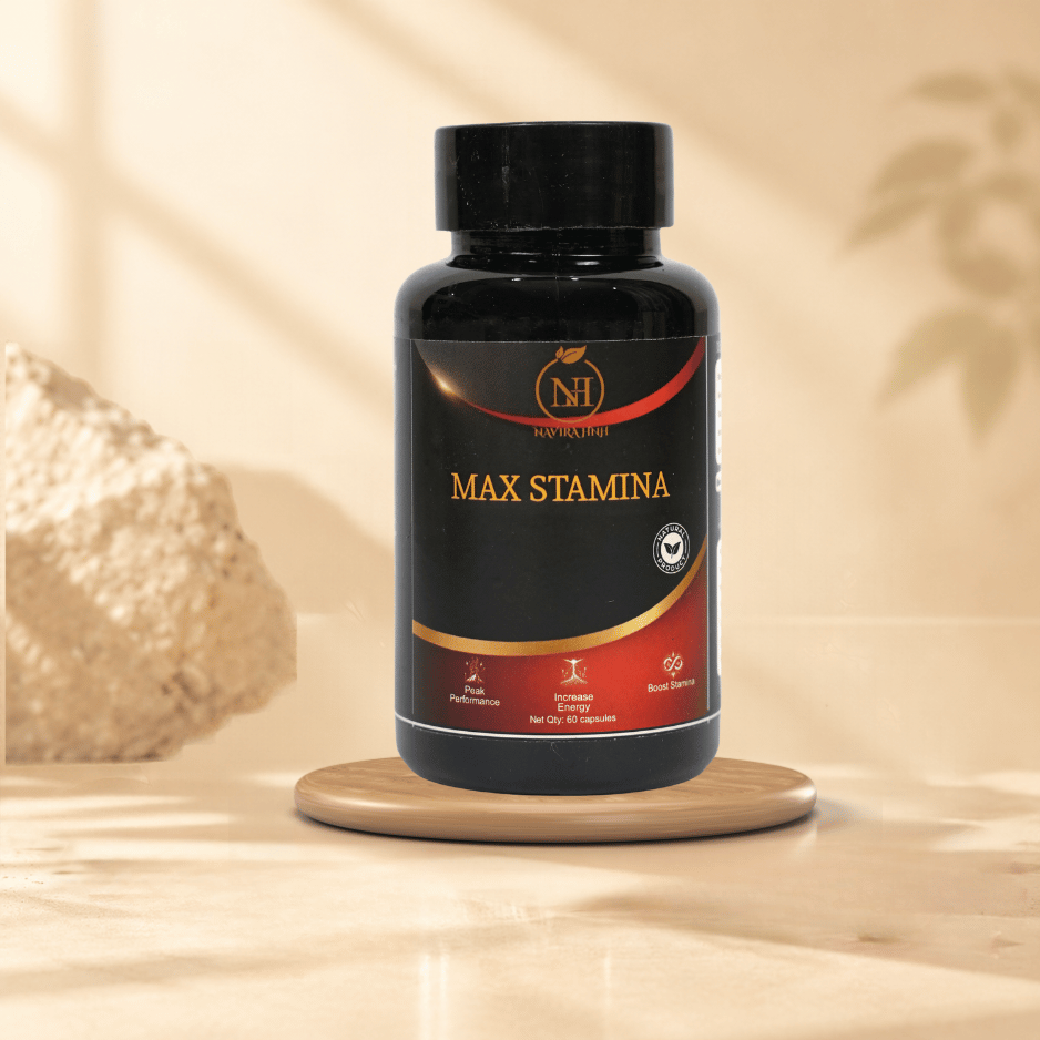 Navira HNH Max Stamina Capsules | Supplement for Stamina, Endurance & Energy Support | 60 Capsules